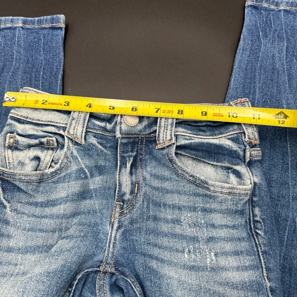 KanCan Signature Kids Girls Mid-Rise Skinny Jeans‎ Size 8 Distressed